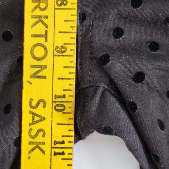 Democracy Ab'Solution leans grey with black polka dot women's size 6 - Picture 15 of 16